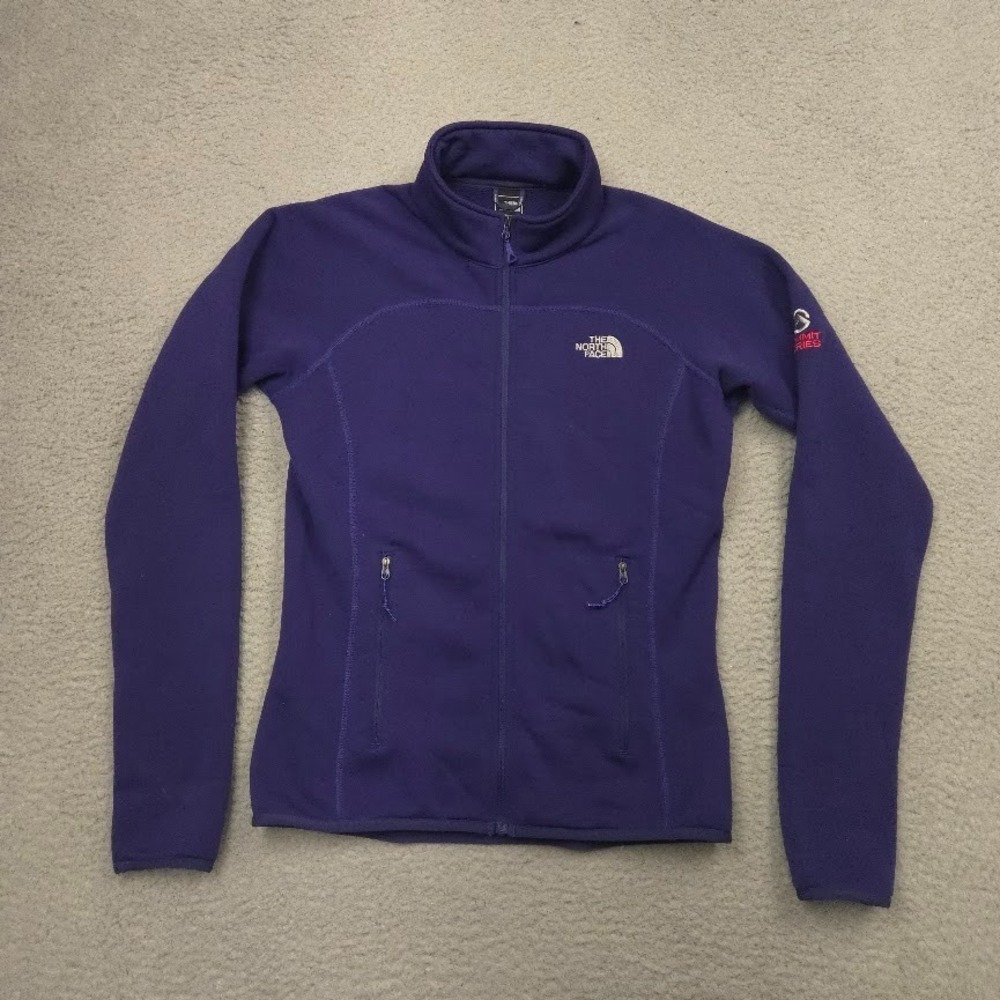 The North Face Vtg Y2K Summit Series Polartec Jacket Women M Purple Full Zip